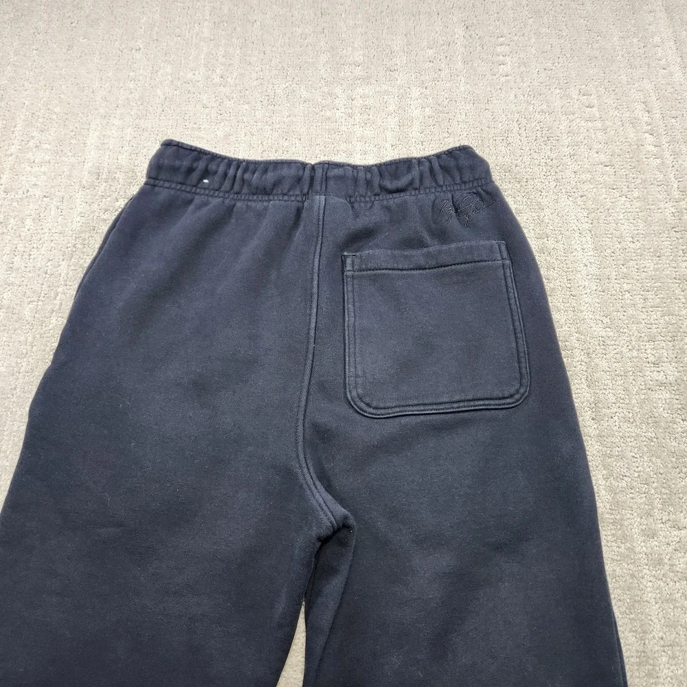 Nike Jordan Pants Men XS Essential Heavy Cotton Fleece Joggers Black Training